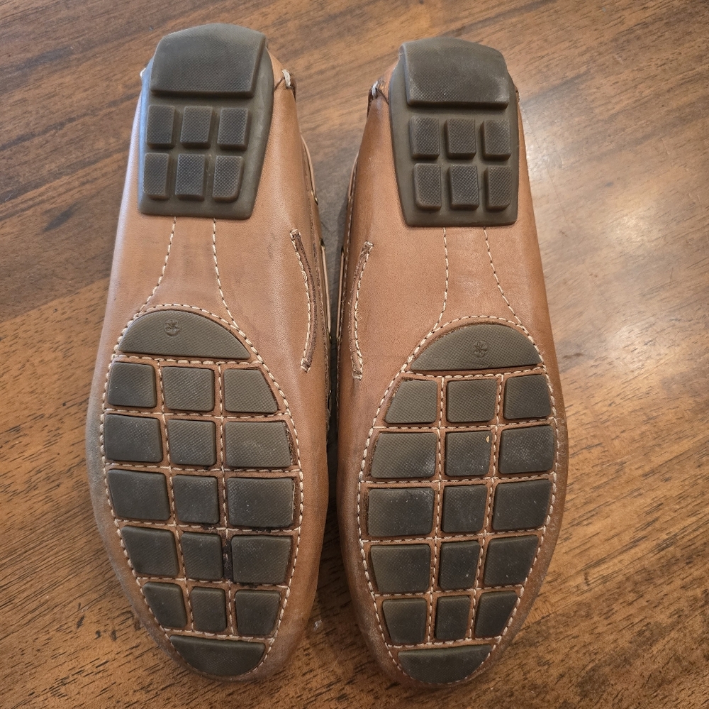 Women's Clark's Tan Loafers 8.5 - Picture 3 of 4